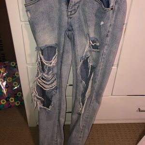 Pacsun thrashed wash boyfriend jeans